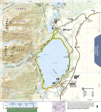 1706 Grand Teton Day Hikes (map 08) Preview 1