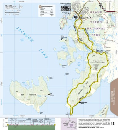 1706 Grand Teton Day Hikes (map 13) Preview 1