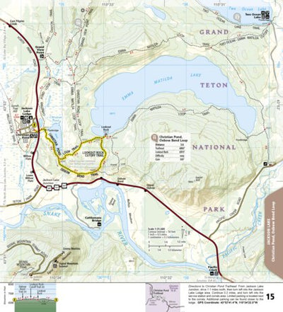 1706 Grand Teton Day Hikes (map 15) Preview 1