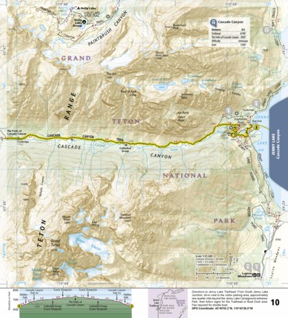 1706 Grand Teton Day Hikes (map 10) Preview 1