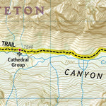 1706 Grand Teton Day Hikes (map 10) Preview 2