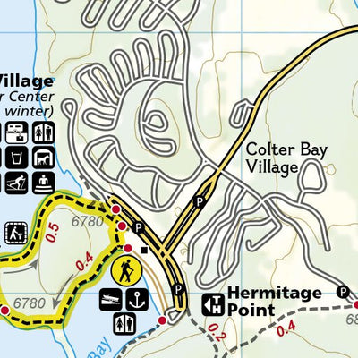1706 Grand Teton Day Hikes (map 14) Preview 3