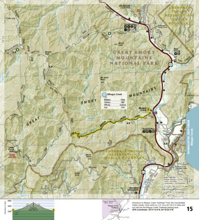 1702 Smokies Day Hikes (map 15) Preview 1