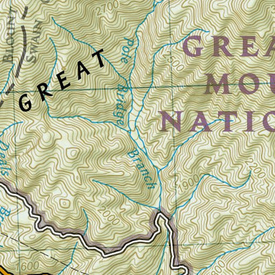 1702 Smokies Day Hikes (map 18) Preview 3