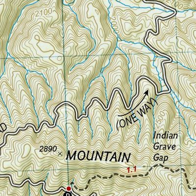1702 Smokies Day Hikes (map 02) Preview 3