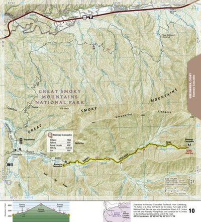 1702 Smokies Day Hikes (map 10) Preview 1