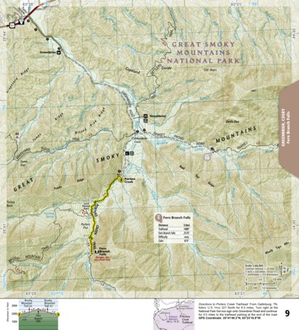 1702 Smokies Day Hikes (map 09) Preview 1