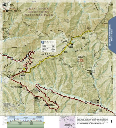1702 Smokies Day Hikes (map 07) Preview 1
