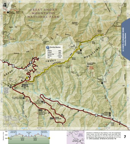 1702 Smokies Day Hikes (map 07) Preview 1