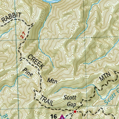 1702 Smokies Day Hikes (map 01) Preview 3