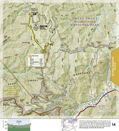 1702 Smokies Day Hikes (map 14) Preview 1