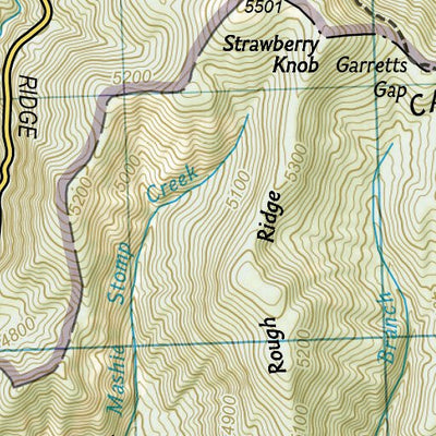 1702 Smokies Day Hikes (map 14) Preview 2