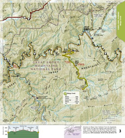 1702 Smokies Day Hikes (map 03) Preview 1
