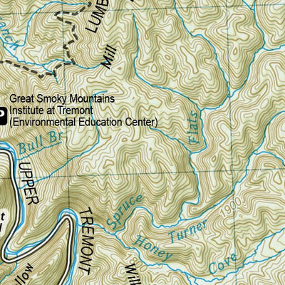 1702 Smokies Day Hikes (map 03) Preview 3