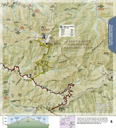 1702 Smokies Day Hikes (map 06) Preview 1
