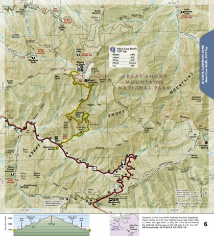 1702 Smokies Day Hikes (map 06) Preview 1