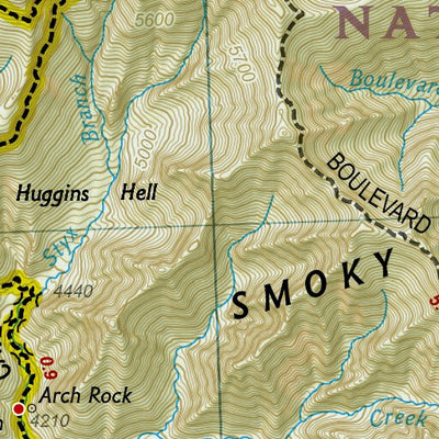 1702 Smokies Day Hikes (map 06) Preview 2