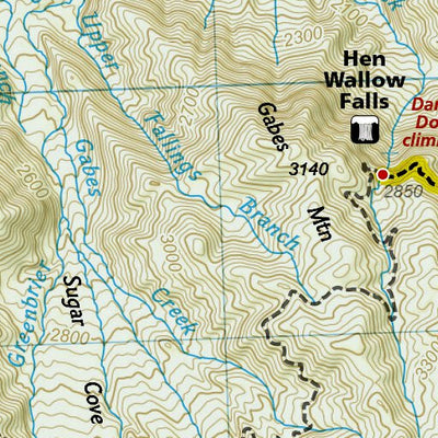 1702 Smokies Day Hikes (map 11) Preview 2