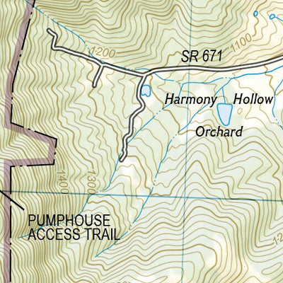1703 Shenandoah Day Hikes (map 01) Preview 2