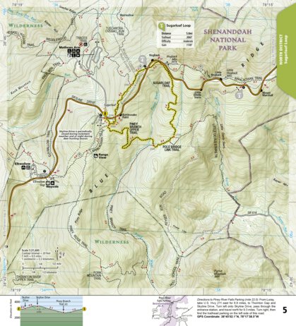 1703 Shenandoah Day Hikes (map 05) Preview 1