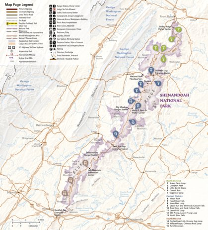 1703 Shenandoah Day Hikes (map 00) Preview 1