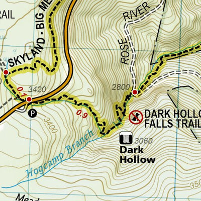 1703 Shenandoah Day Hikes (map 10) Preview 2