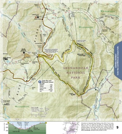 1703 Shenandoah Day Hikes (map 09) Preview 1