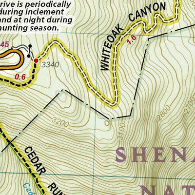 1703 Shenandoah Day Hikes (map 09) Preview 2
