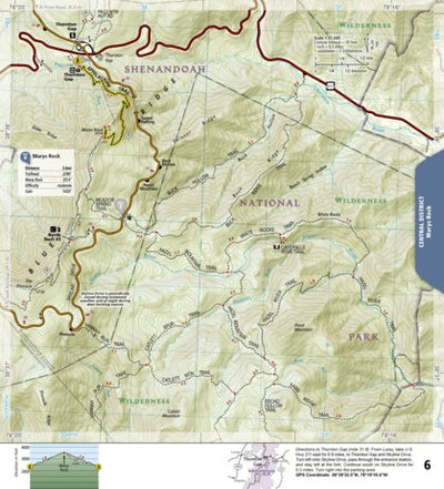 1703 Shenandoah Day Hikes (map 06) Preview 1