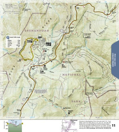 1703 Shenandoah Day Hikes (map 11) Preview 1