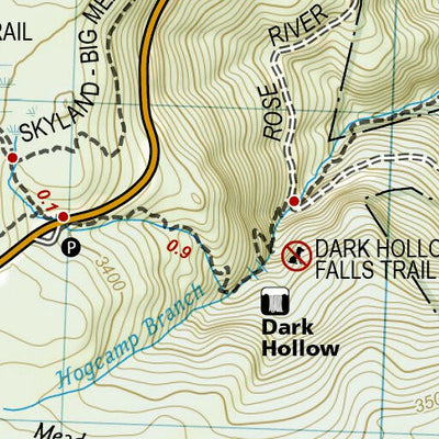 1703 Shenandoah Day Hikes (map 11) Preview 2