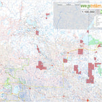 Rural Road Maps by GoTrekkers - Elk Island Park, Alberta to Meadow Lake Park, Saskatchewan Preview 1