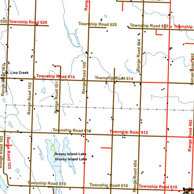 Rural Road Maps by GoTrekkers - Elk Island Park, Alberta to Meadow Lake Park, Saskatchewan Preview 2