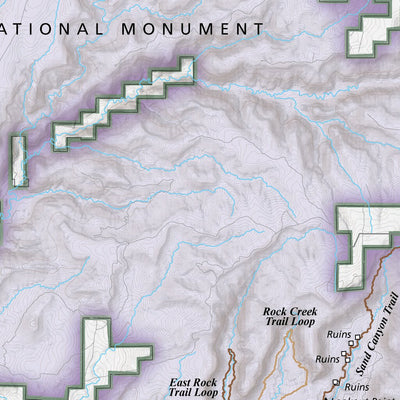 Canyon of the Ancients National Monument - NPS Map - Hike Colorado - Bike Colorado Preview 3
