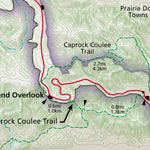 Theodore Roosevelt National Park North Unit - NPS Map - Hike North Dakota Preview 3