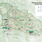 Theodore Roosevelt National Park South Unit - NPS Map - Hike North Dakota Preview 1