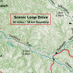 Theodore Roosevelt National Park South Unit - NPS Map - Hike North Dakota Preview 2