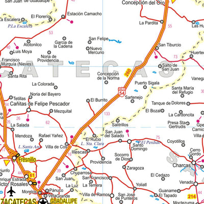 Mapa de Mexico rutas y caminos Preview 2