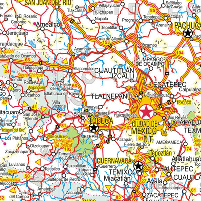 Mapa de Mexico rutas y caminos Preview 3