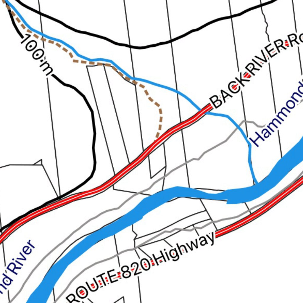 Hammonds Rocks Maps Hammond River 2 Map by Fiddlehead Canoes | Avenza Maps