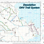 Umatilla NF Desolation OHV Map Preview 1