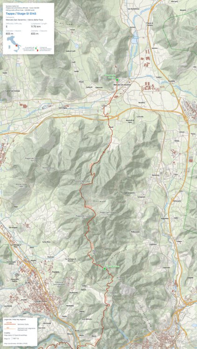 Tappa Sentiero Italia: SI S14S / Sentiero Italia Stage: SI S14S Preview 1