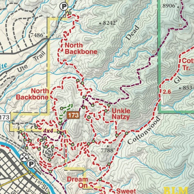 Salida Buena Vista Trail Map Preview 3