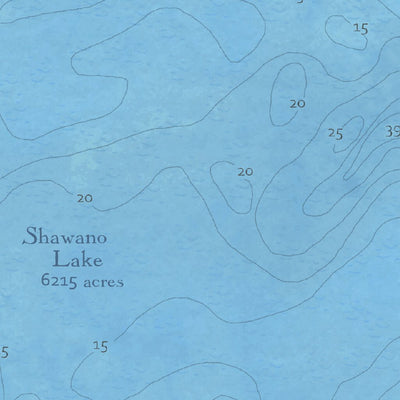 Shawano Map Shawano Lake, Shawano County, Wisconsin Map by WisCartography | Avenza Maps