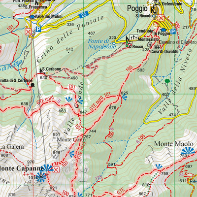 Isola Elba Ovest 1:25.000 escursionistica Preview 3