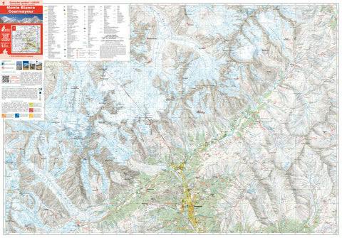 Monte Bianco Nord 1:25.000 Preview 1