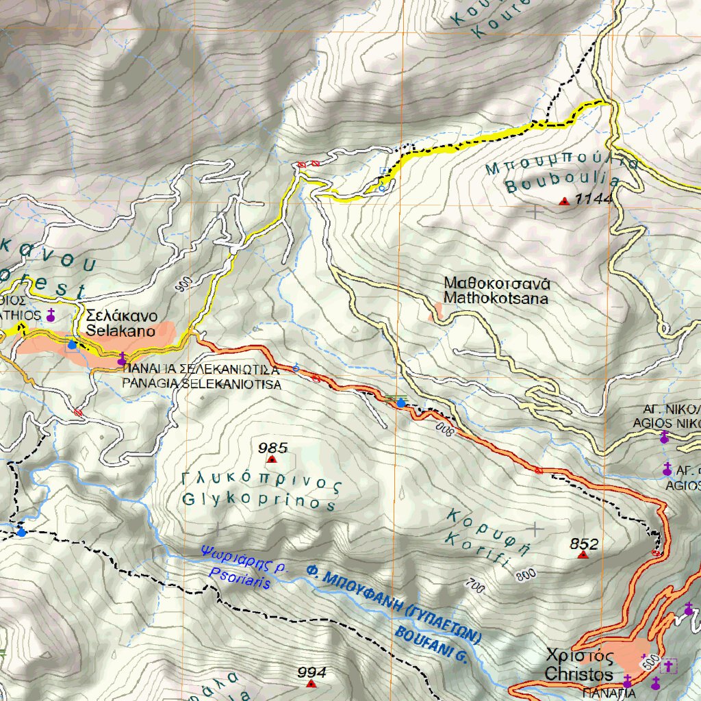 Mt Dikti, Crete Map by Anavasi editions | Avenza Maps