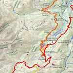 Mt Parnon North, Pelopennese 1:50.000 Preview 3