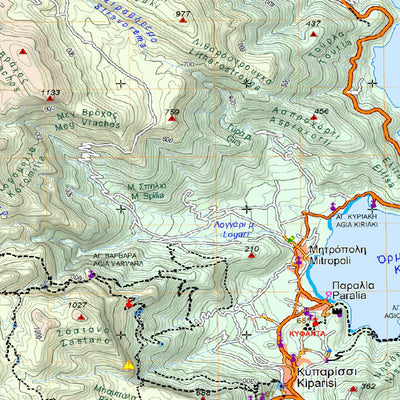 Mt Parnon South, Peloponnese 1:50.000 Preview 3