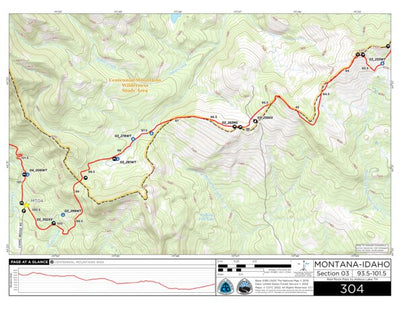 CDT Map Set Version 3.1 - Map 304 - Montana-Idaho Preview 1